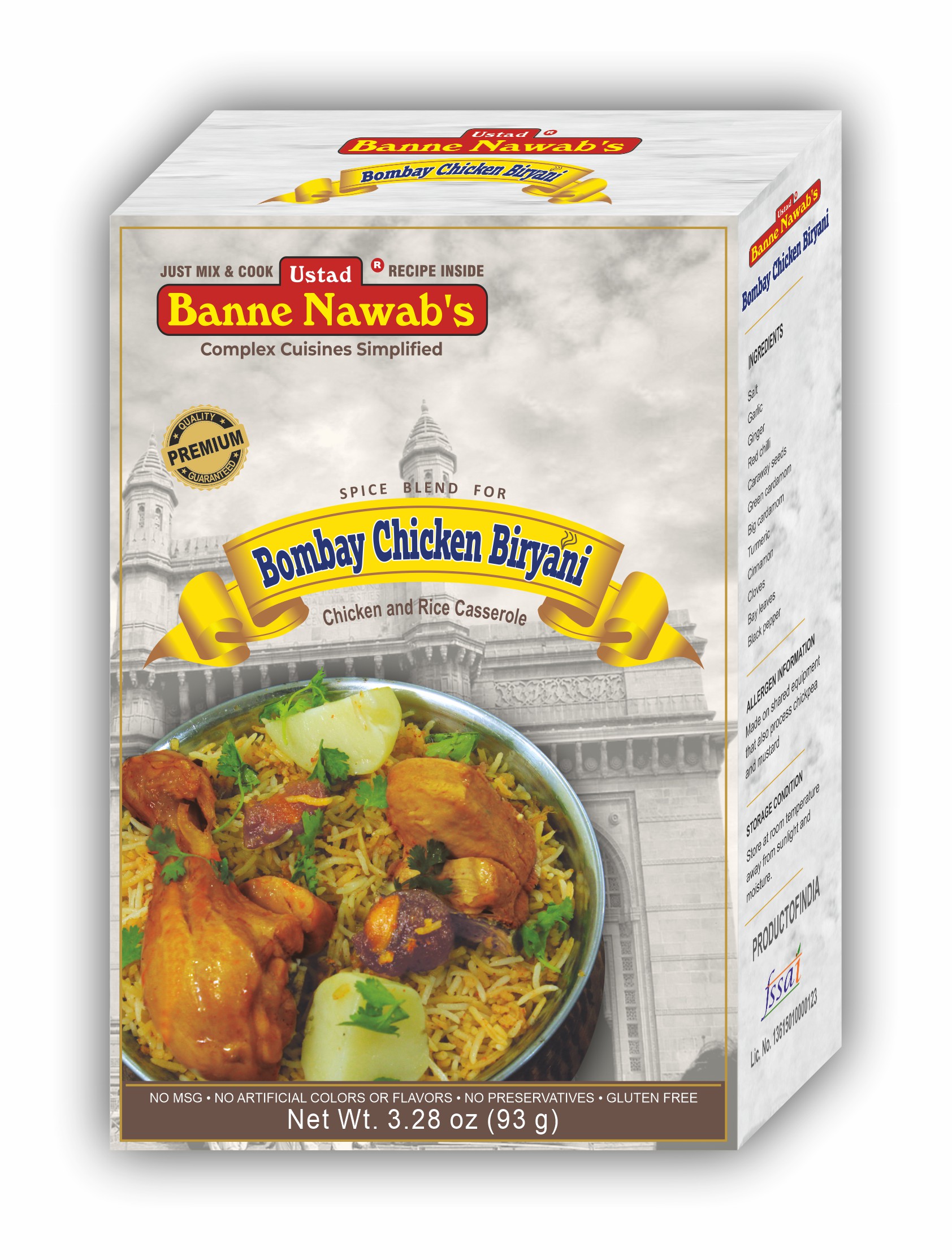 Bombay Chicken Biryani En