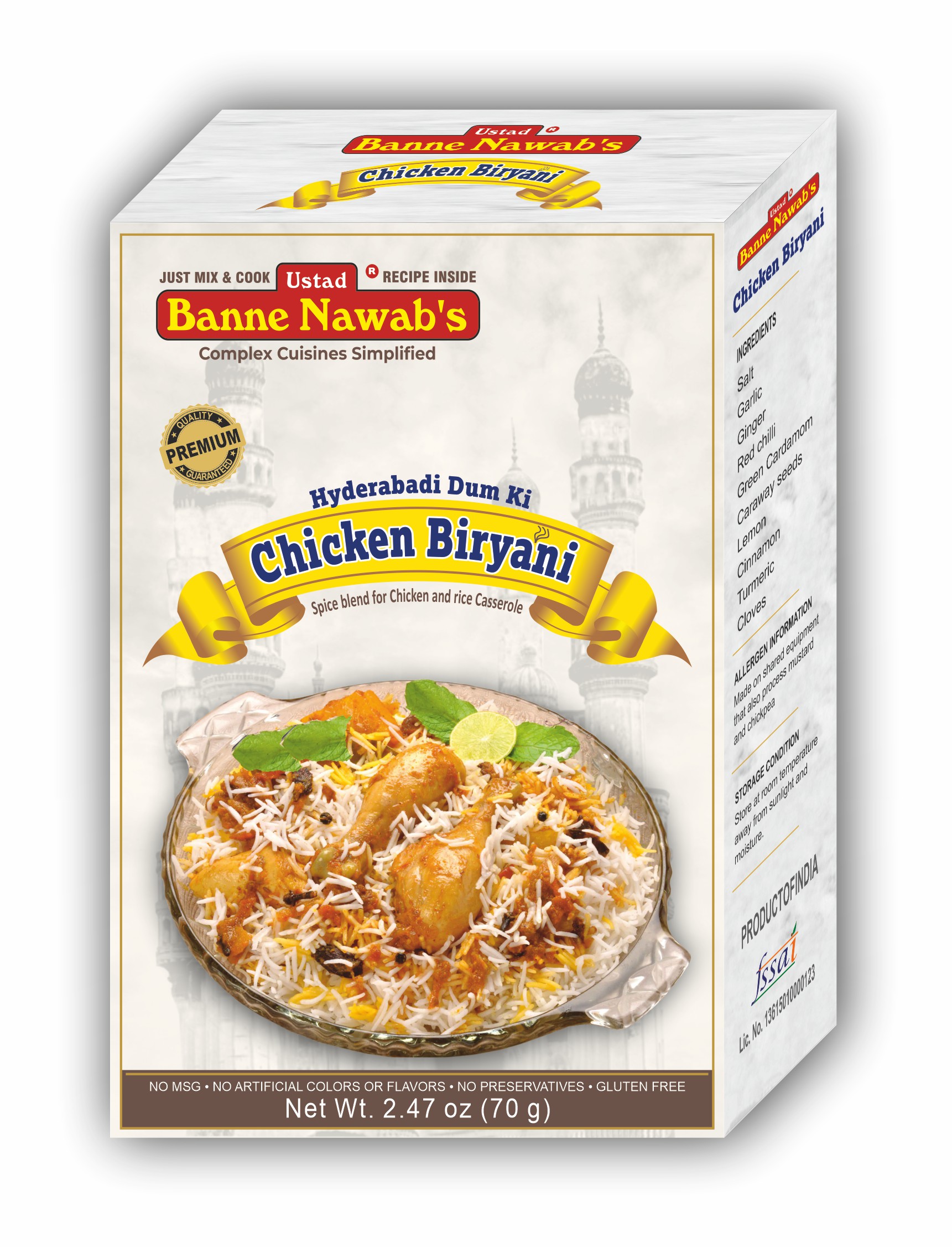 Hyderabadi Chicken Biryani